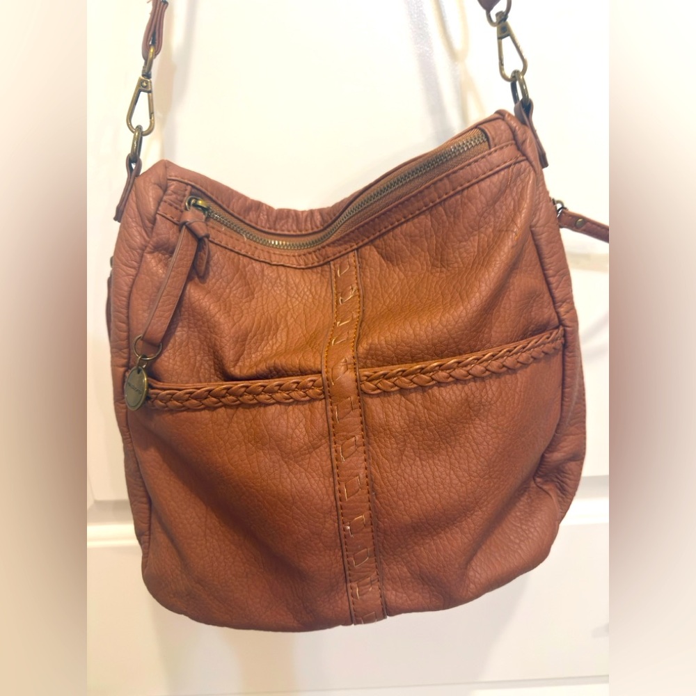 Brown Leather Shoulder Bag